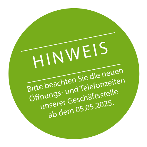 Oeffnungszeiten