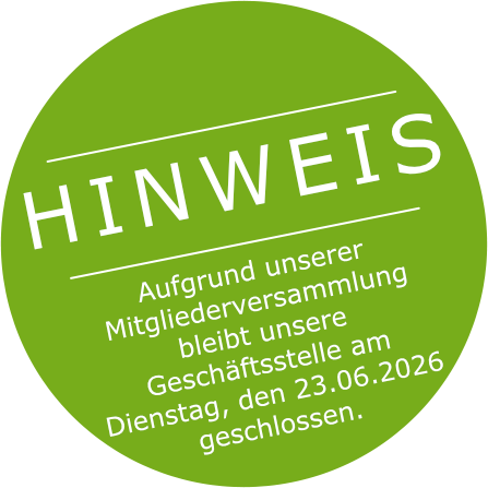 MGV geschlossen